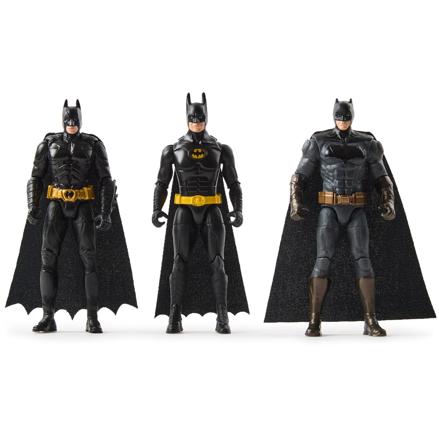 DC Comics Batman 85th Special Edition 3-Pack – 4-Inch Articulated Batman Figures