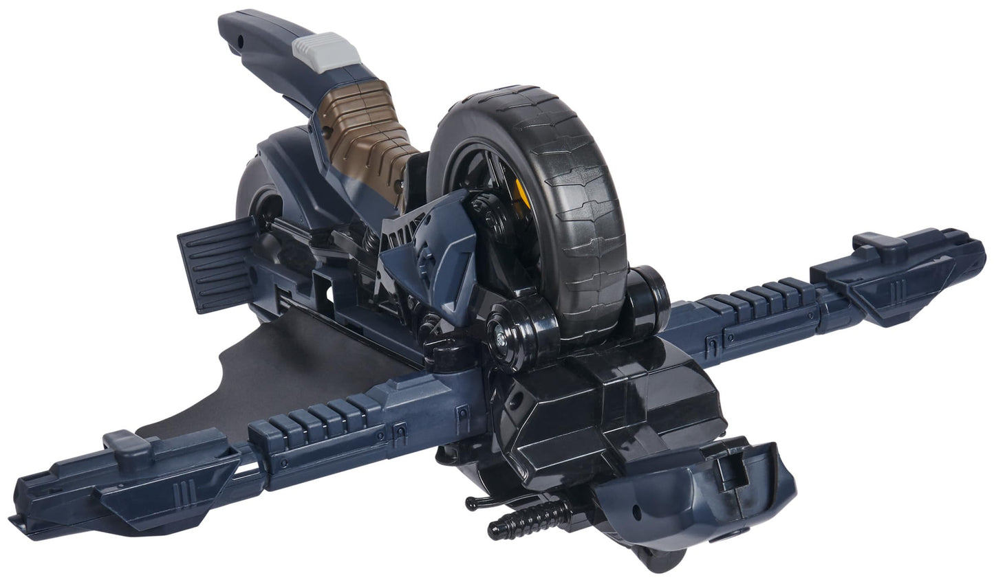 DC Comics Batman Adventures Batcycle: 2-in-1 Transforming Vehicle for 12-Inch Figures