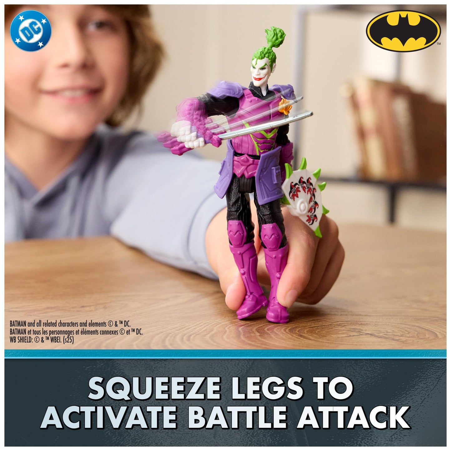 DC Comics Batman Battle Clash 6-Inch Ninja Strike Action Figure with 2 Ninja Accessories