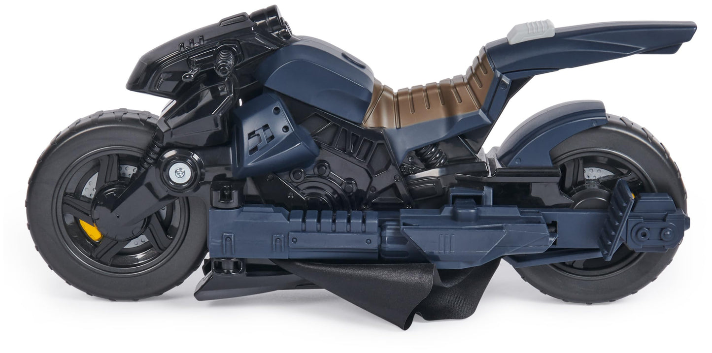 DC Comics Batman Adventures Batcycle: 2-in-1 Transforming Vehicle for 12-Inch Figures
