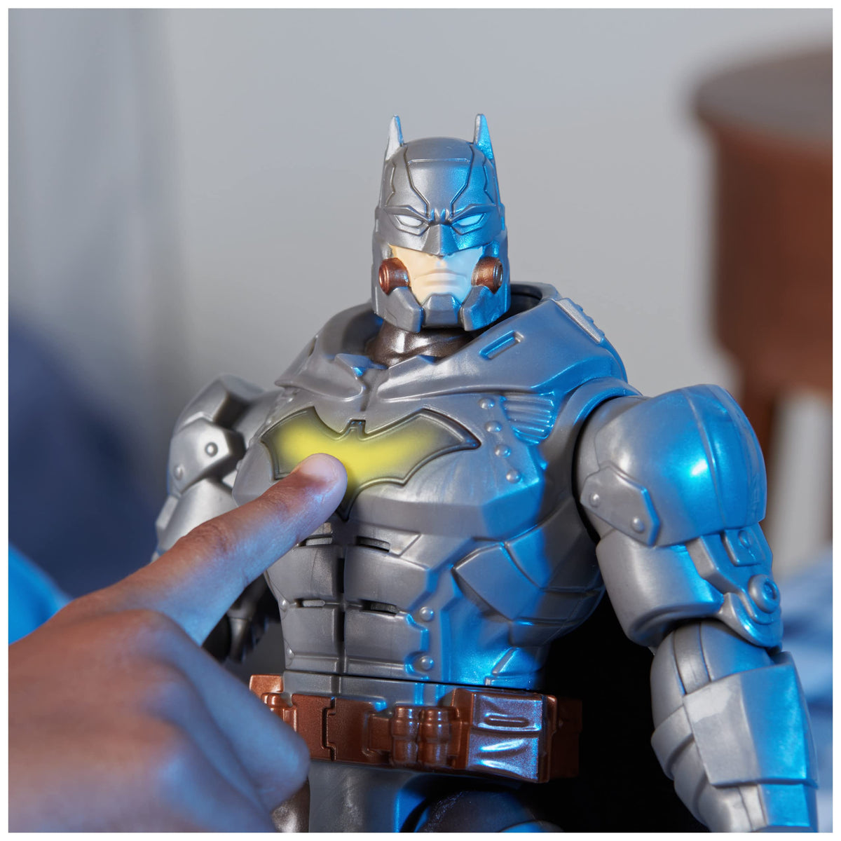 DC Comics Battle Strike Batman 12-Inch Action Figure – 5 Accessories & 20+ Sounds