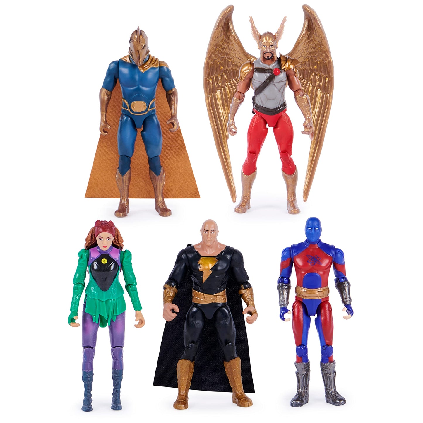 DC Comics Black Adam & Justice Society 4-Inch Figures with Exclusive Throne – Amazon Exclusive