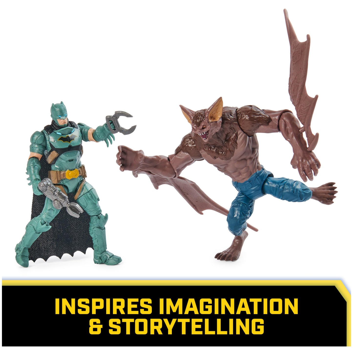 DC Comics Batman Aerial Battle Pack – Batwing Vehicle & 4-Inch Batman & Man-Bat (Amazon Exclusive)