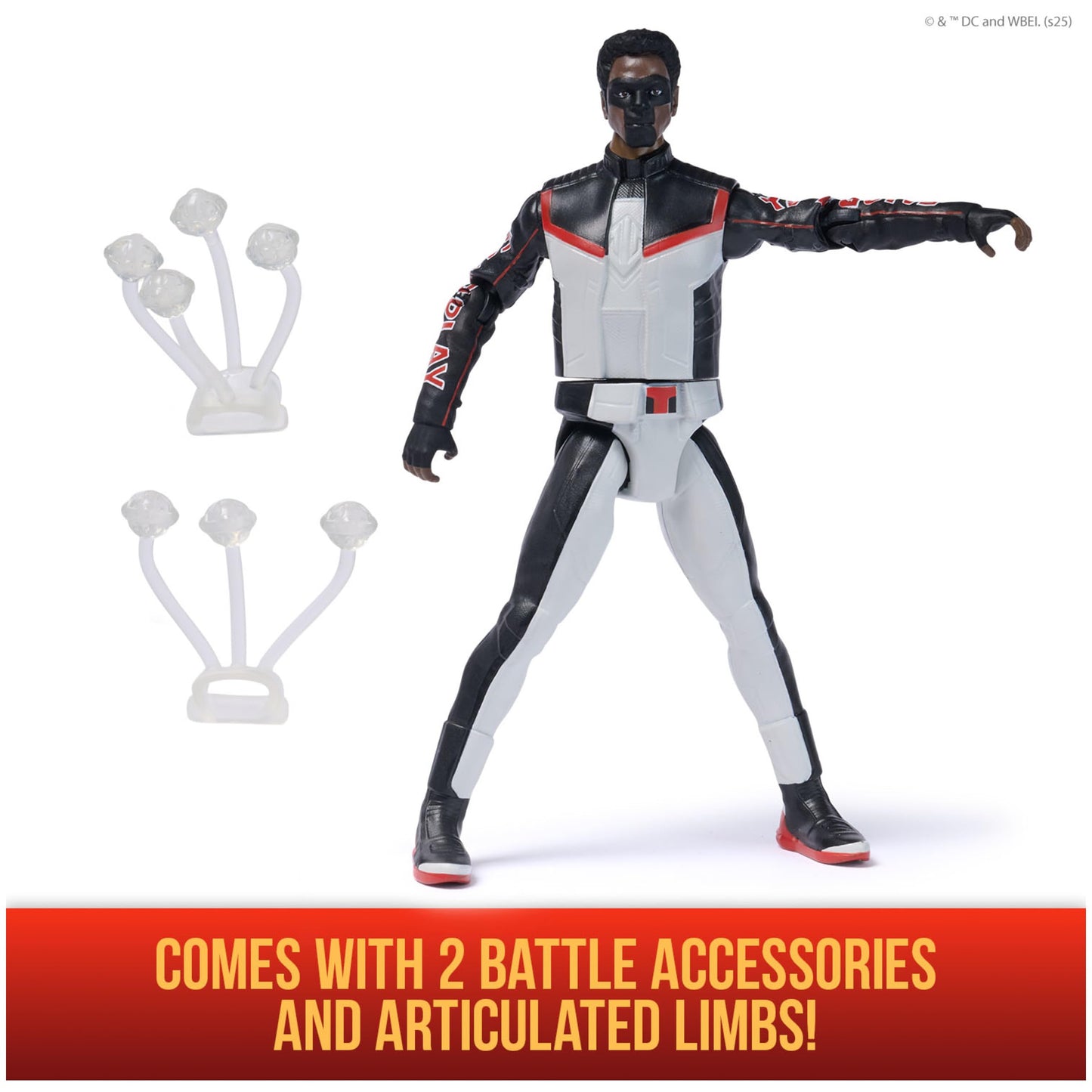DC Comics Superman & Mr. Terrific Epic Strike Action Figure – 6-Inch, Authentic Movie Styling, Includes 2 Accessories | Ages 4+