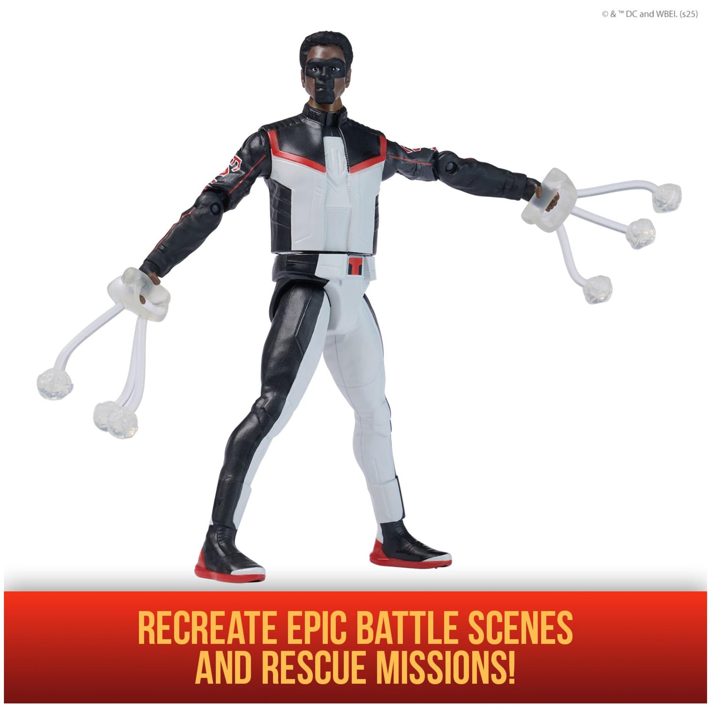 DC Comics Superman & Mr. Terrific Epic Strike Action Figure – 6-Inch, Authentic Movie Styling, Includes 2 Accessories | Ages 4+