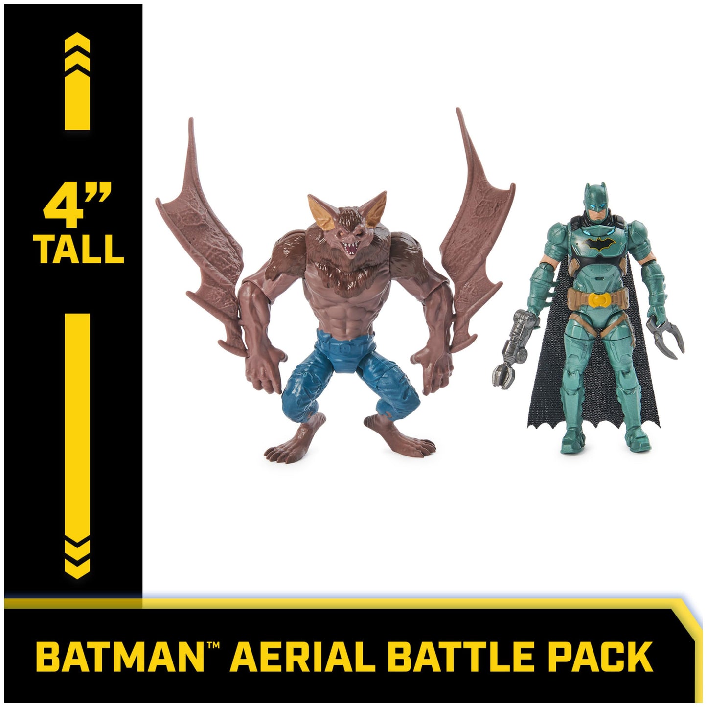 DC Comics Batman Aerial Battle Pack – Batwing Vehicle & 4-Inch Batman & Man-Bat (Amazon Exclusive)