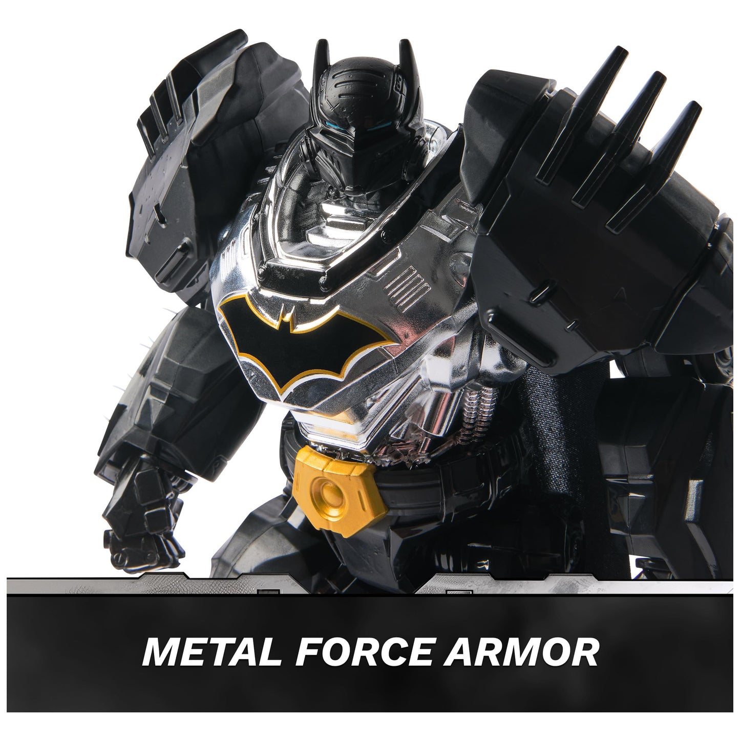 DC Comics Metal Force Batman & Superman – 12-Inch Action Figures with Collectible Cards