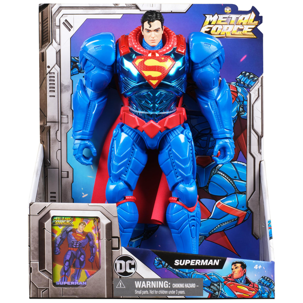 DC Comics Metal Force Batman & Superman 12-Inch Action Figures – Collectible Toys