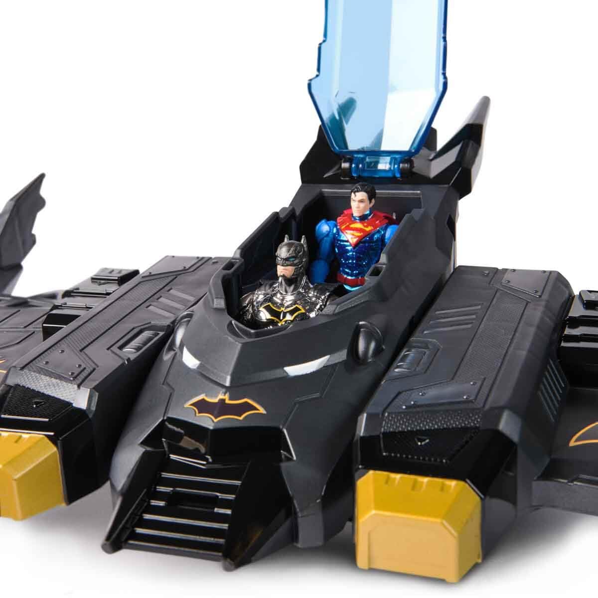 DC Comics Metal Force Transforming Batwing – 2-in-1 Playset with Batman & Superman