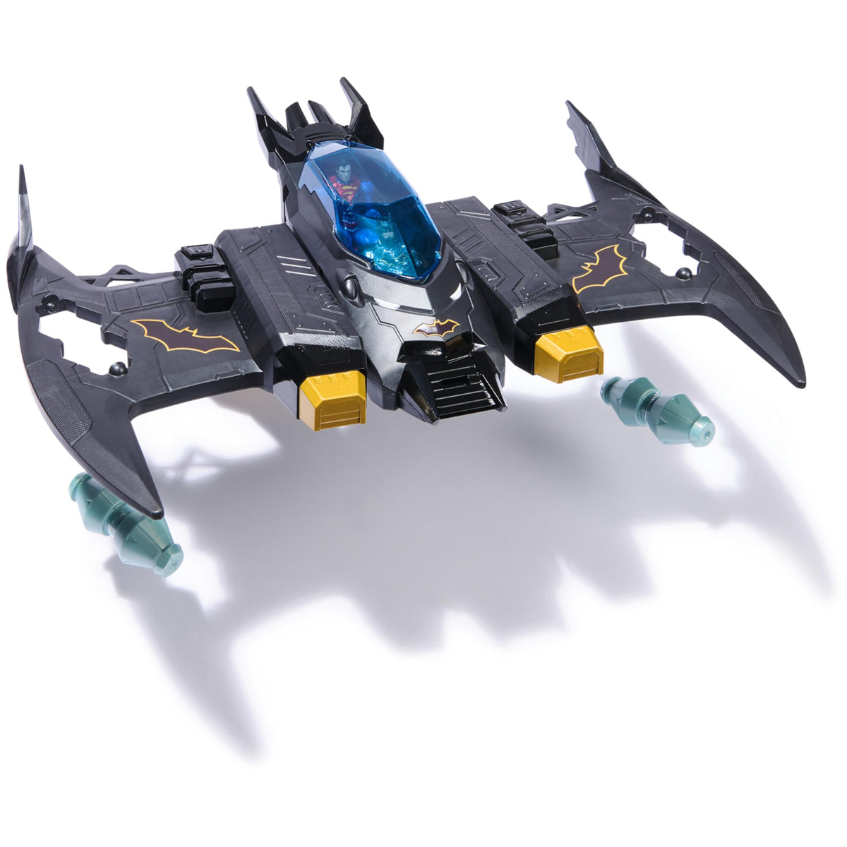 DC Comics Metal Force Transforming Batwing – 2-in-1 Playset with Batman & Superman