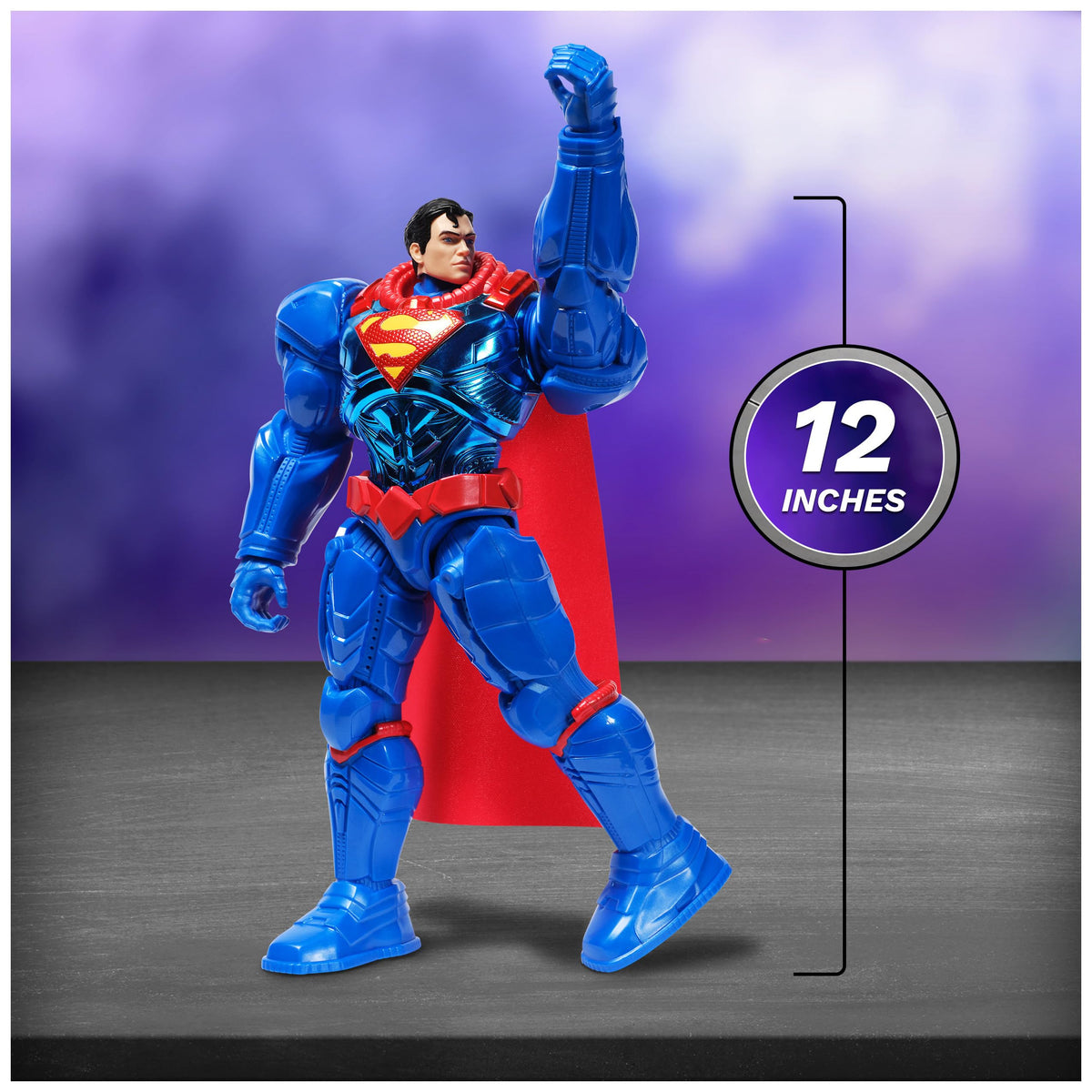 DC Comics Metal Force Batman & Superman 12-Inch Action Figures – Collectible Toys