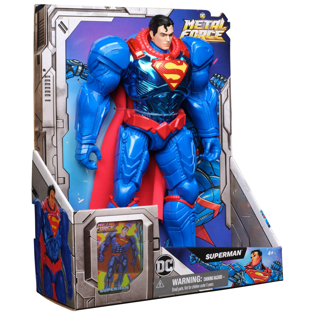 DC Comics Metal Force Batman & Superman 12-Inch Action Figures – Collectible Toys