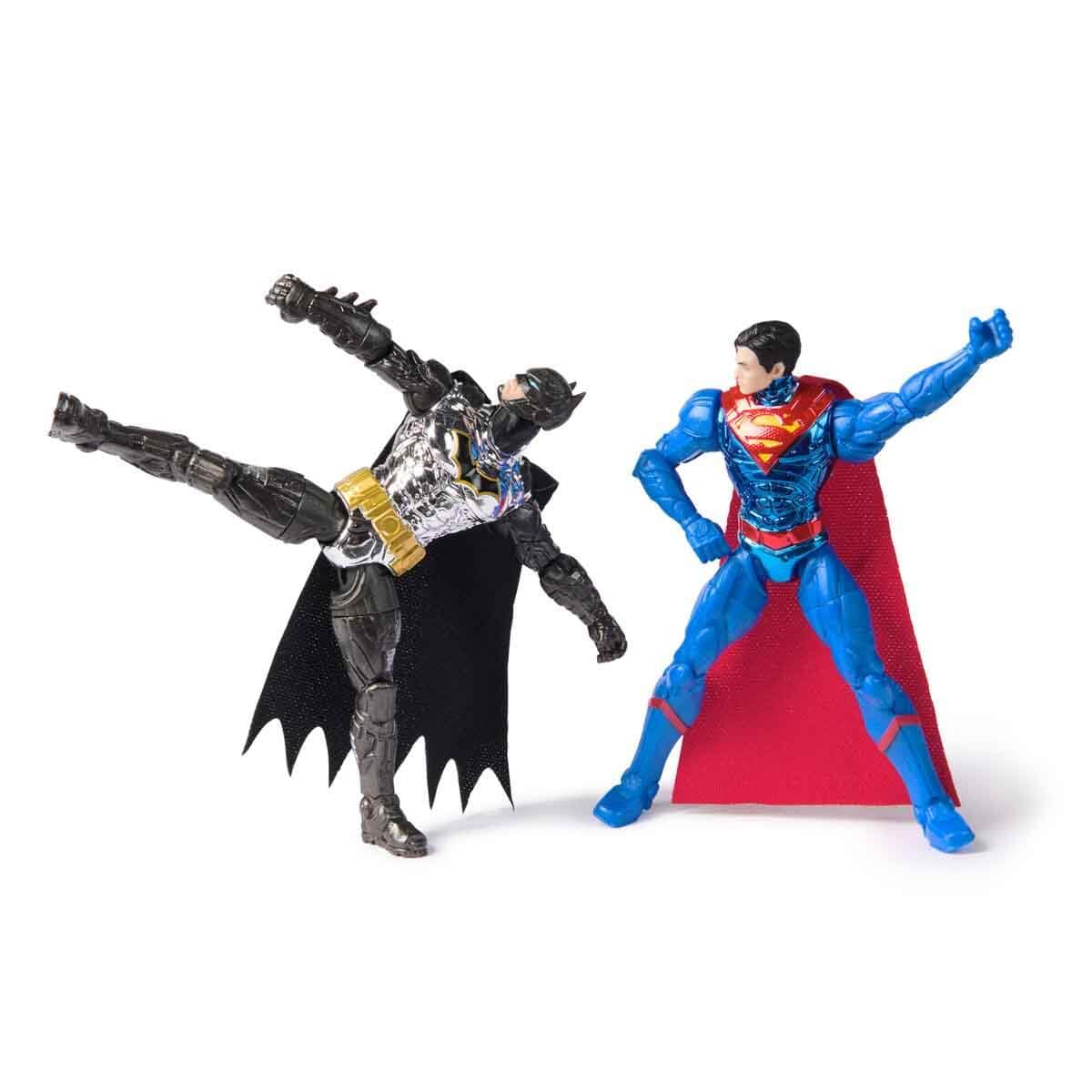 DC Comics Metal Force Transforming Batwing – 2-in-1 Playset with Batman & Superman