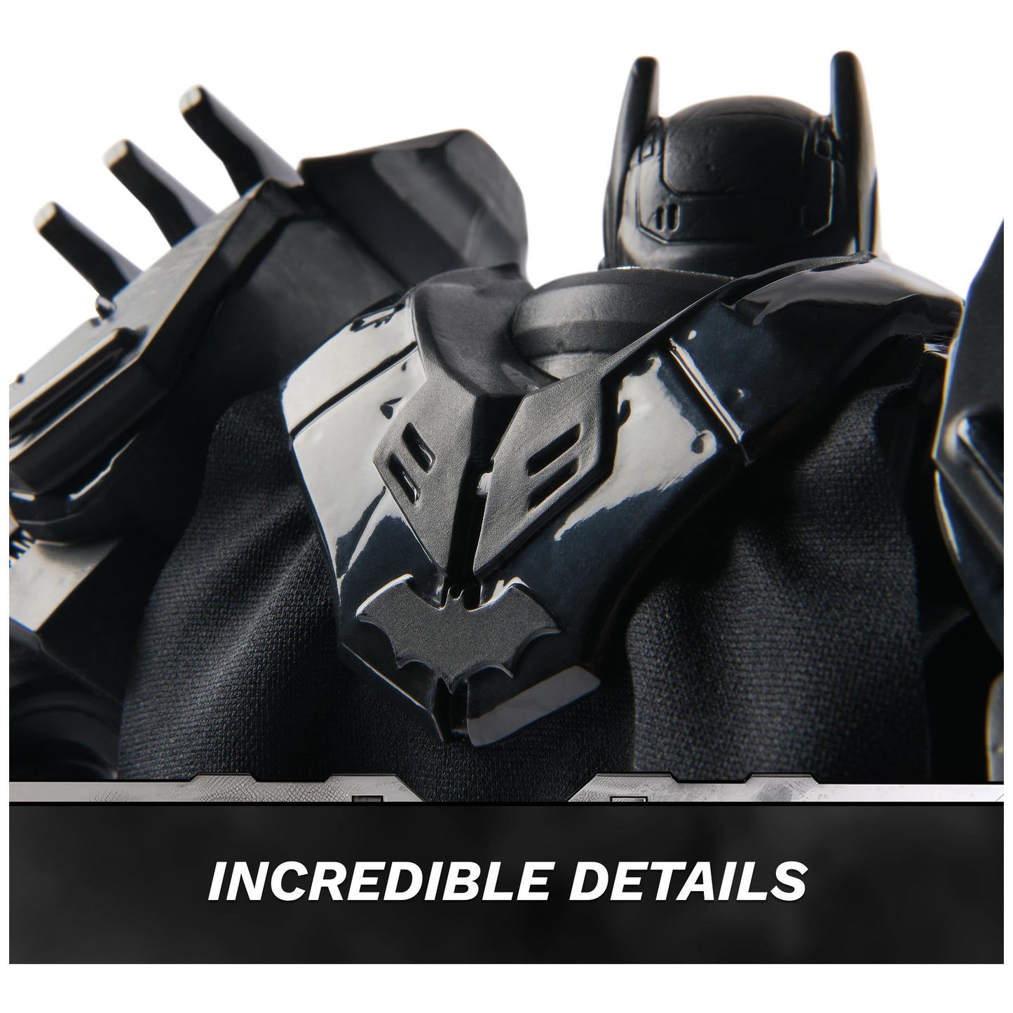 DC Comics Metal Force Batman & Superman – 12-Inch Action Figures with Collectible Cards