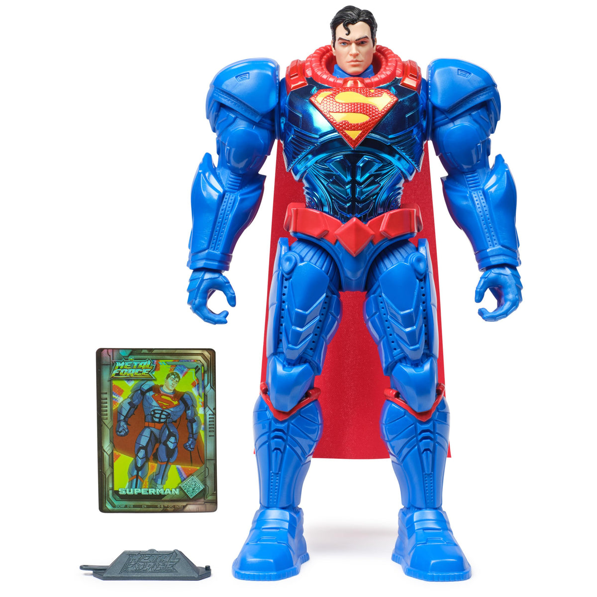 DC Comics Metal Force Batman & Superman 12-Inch Action Figures – Collectible Toys