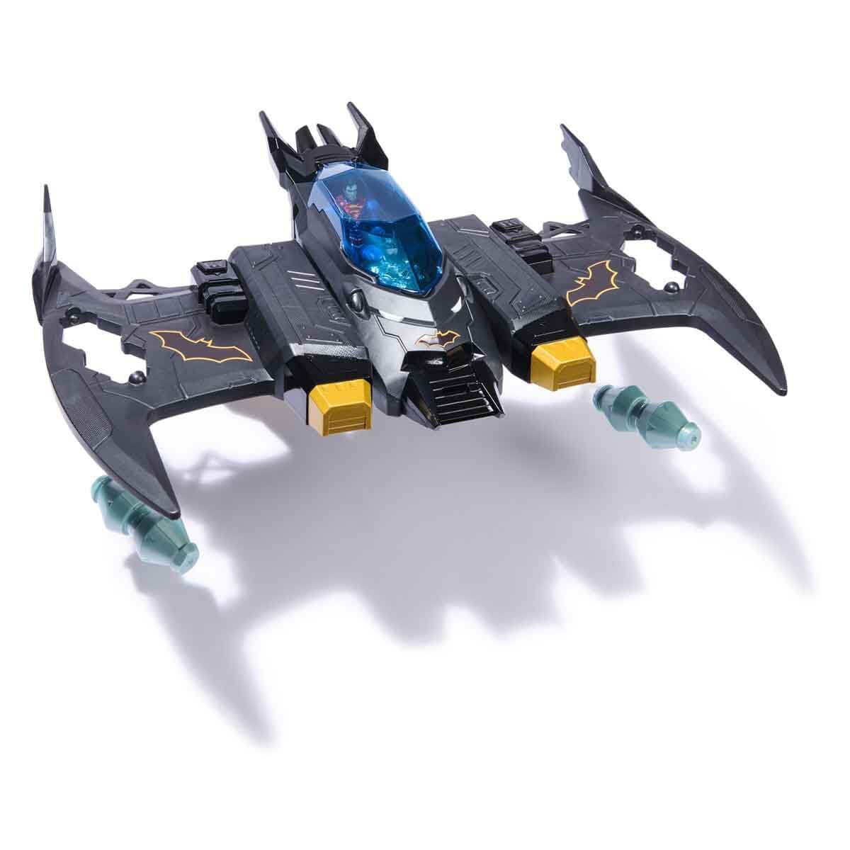 DC Comics Metal Force Transforming Batwing – 2-in-1 Playset with Batman & Superman