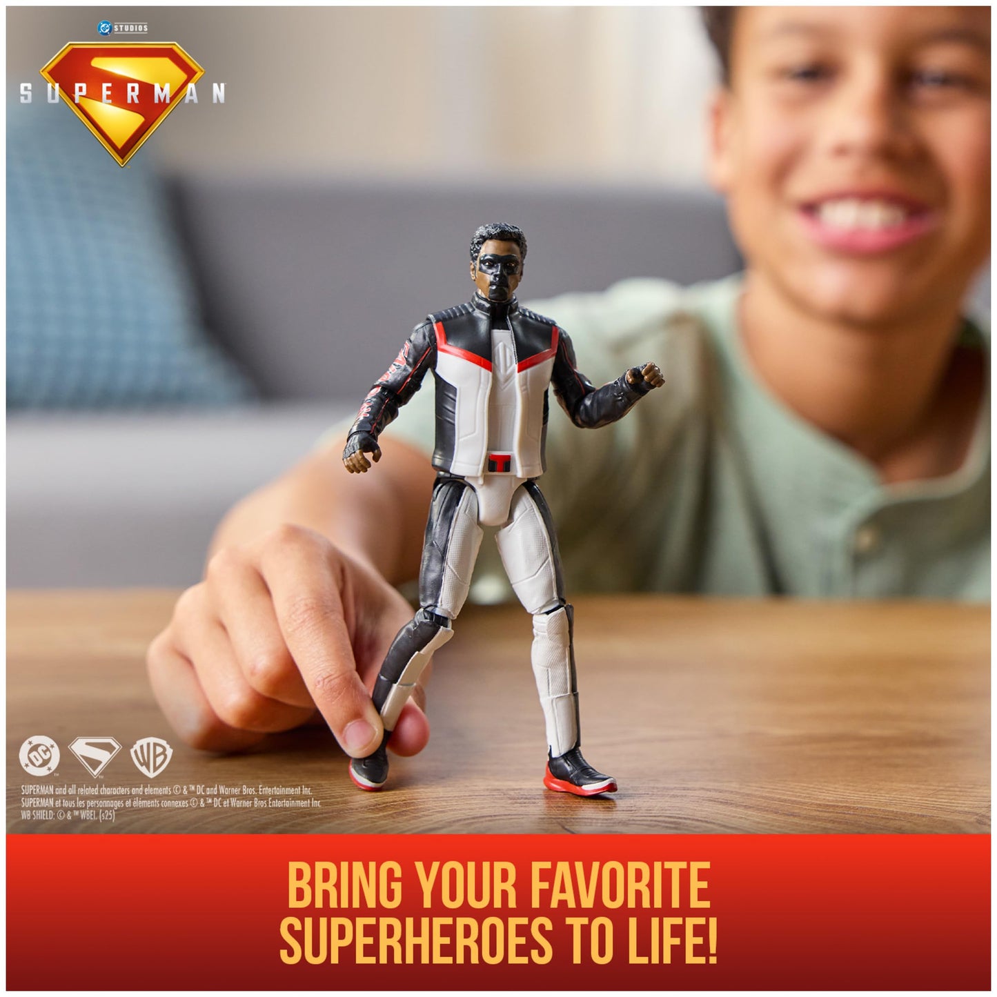 DC Comics Superman 6-Inch Action Figure – Authentic Movie Styling, Includes Mr. Terrific & More