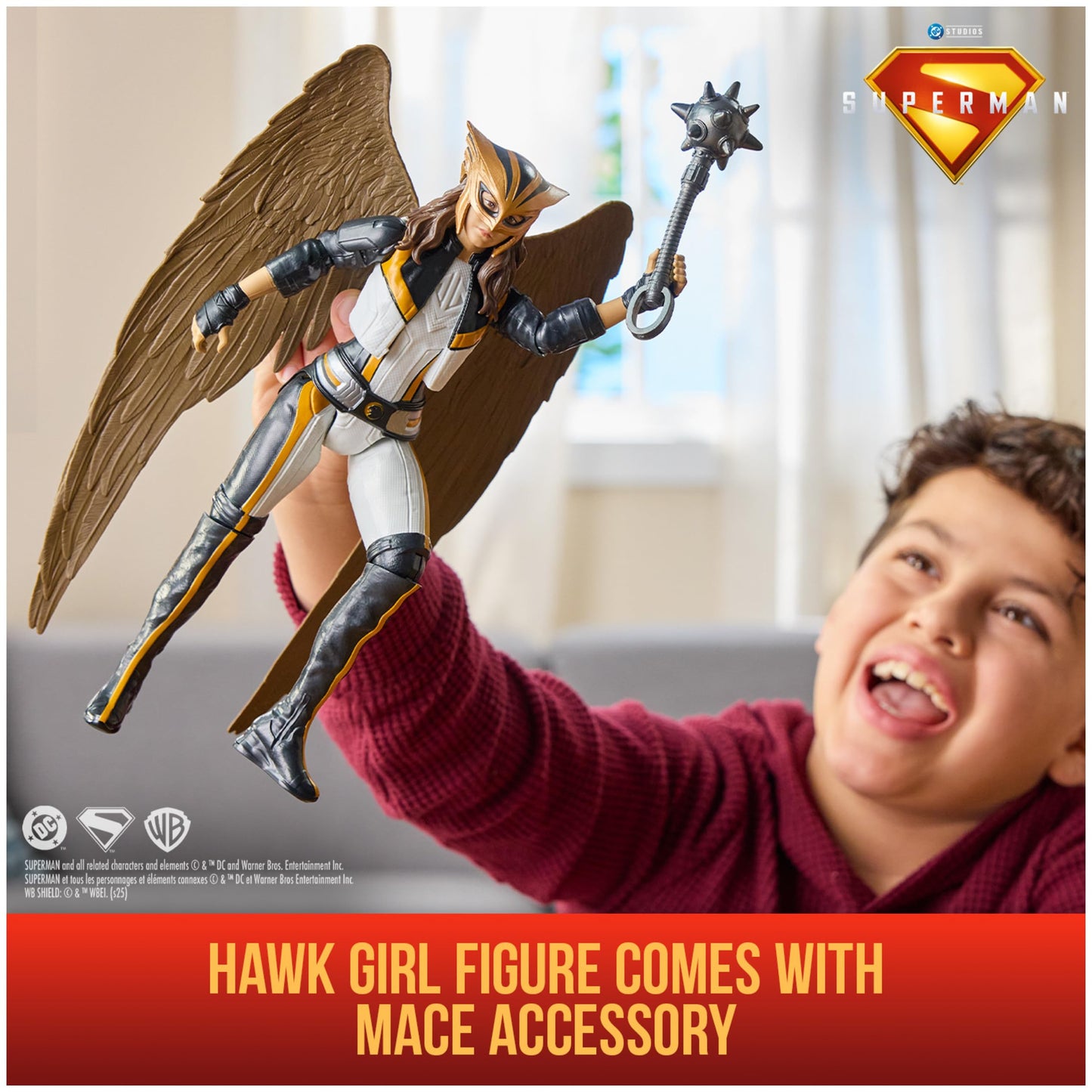 DC Comics 12-Inch 4-Pack Action Figures – Superman, Green Lantern, Hawkgirl & Mr. Terrific