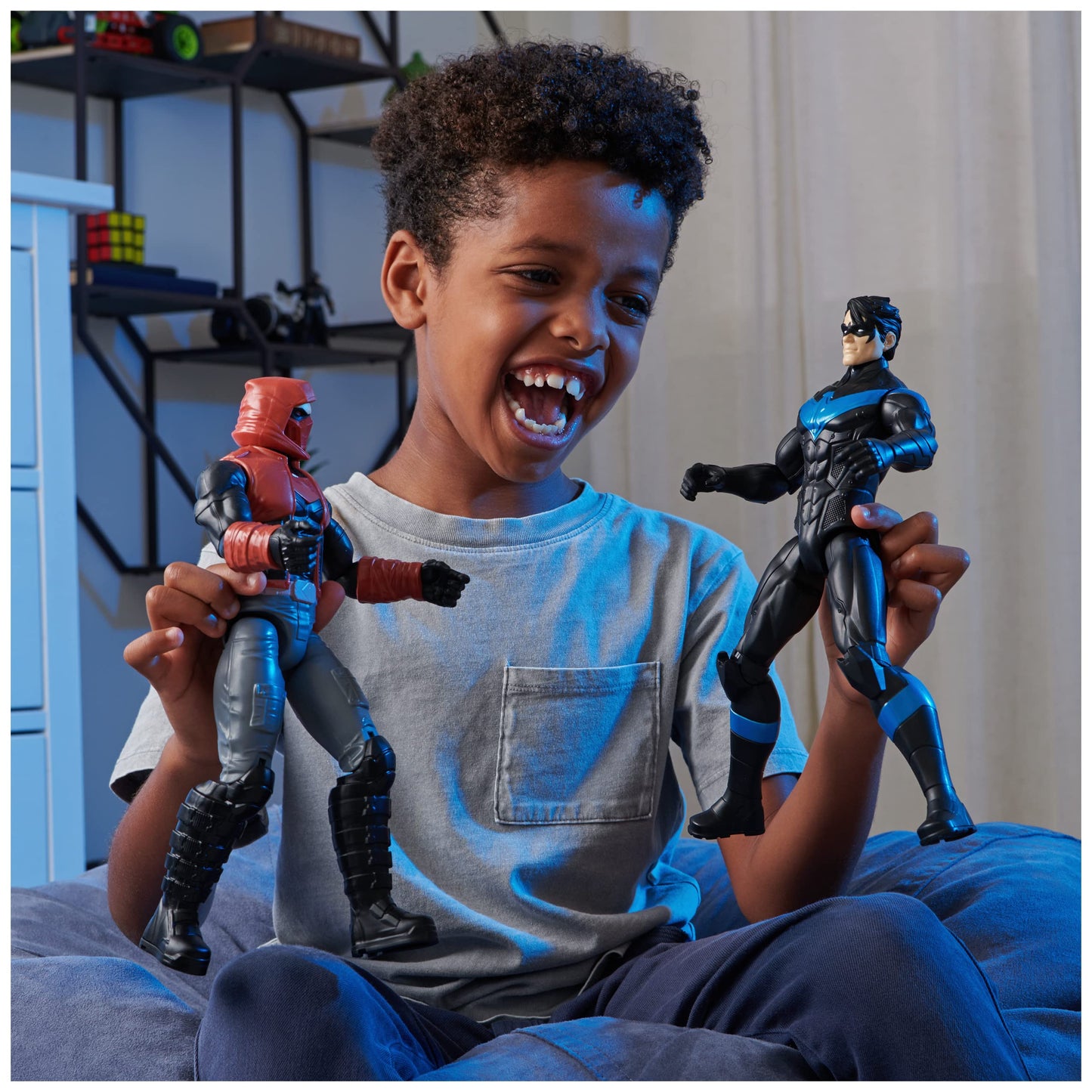 DC Comics 12-Inch Red Hood Action Figure – Poseable Batman Toy for Kids 3+