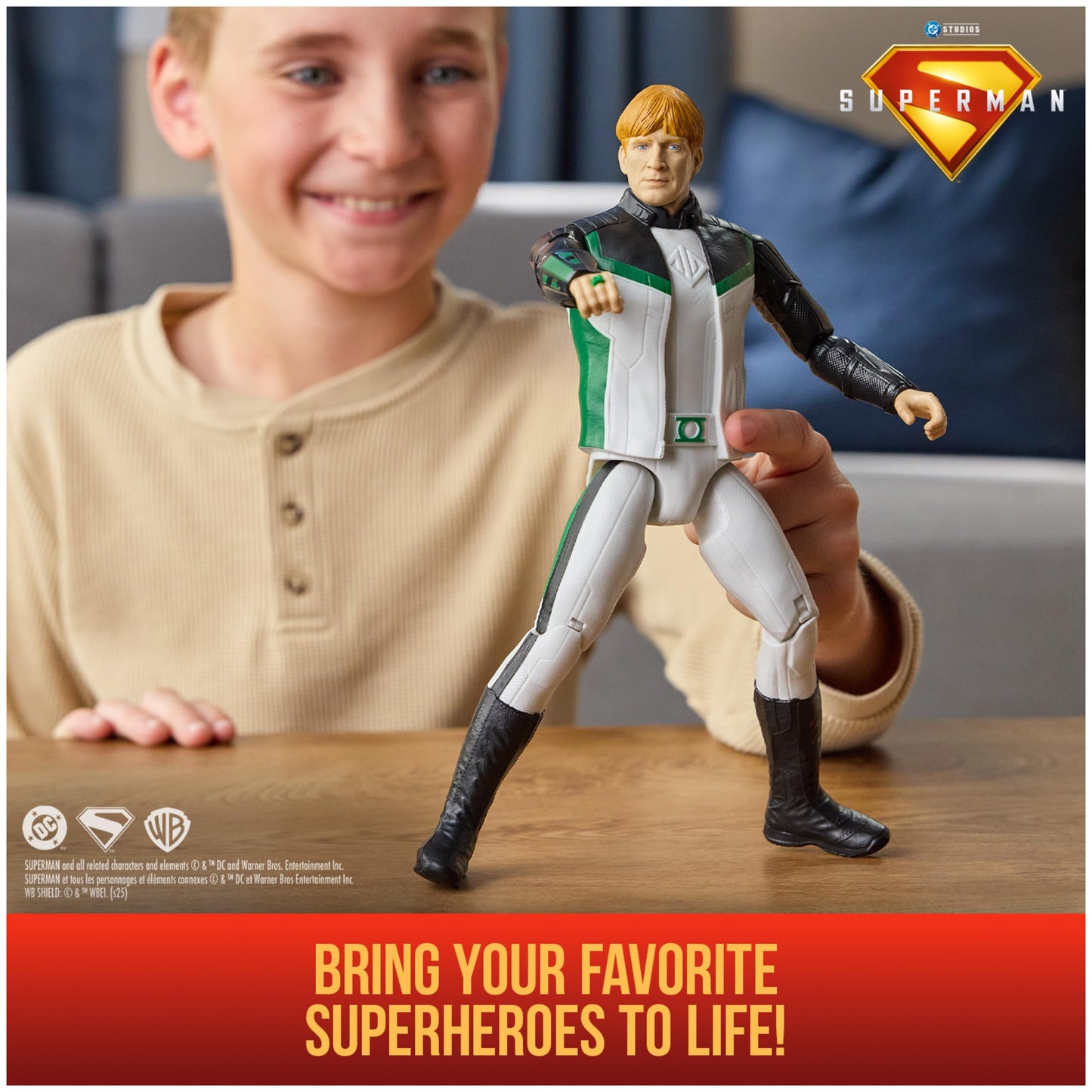 DC Comics Superman Green Lantern 12-Inch Action Figure — 11-Point Articulation for Kids 4+
