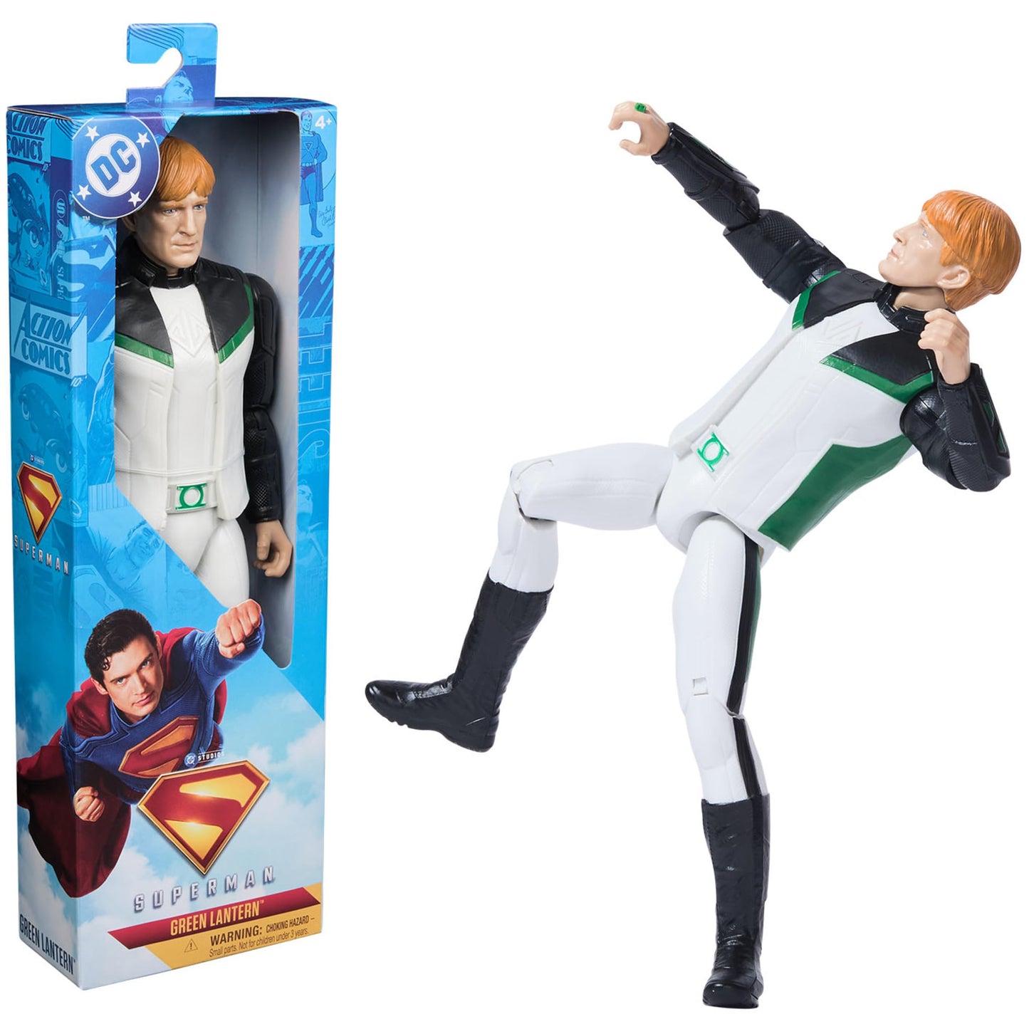 DC Comics Superman Green Lantern 12-Inch Action Figure — 11-Point Articulation for Kids 4+