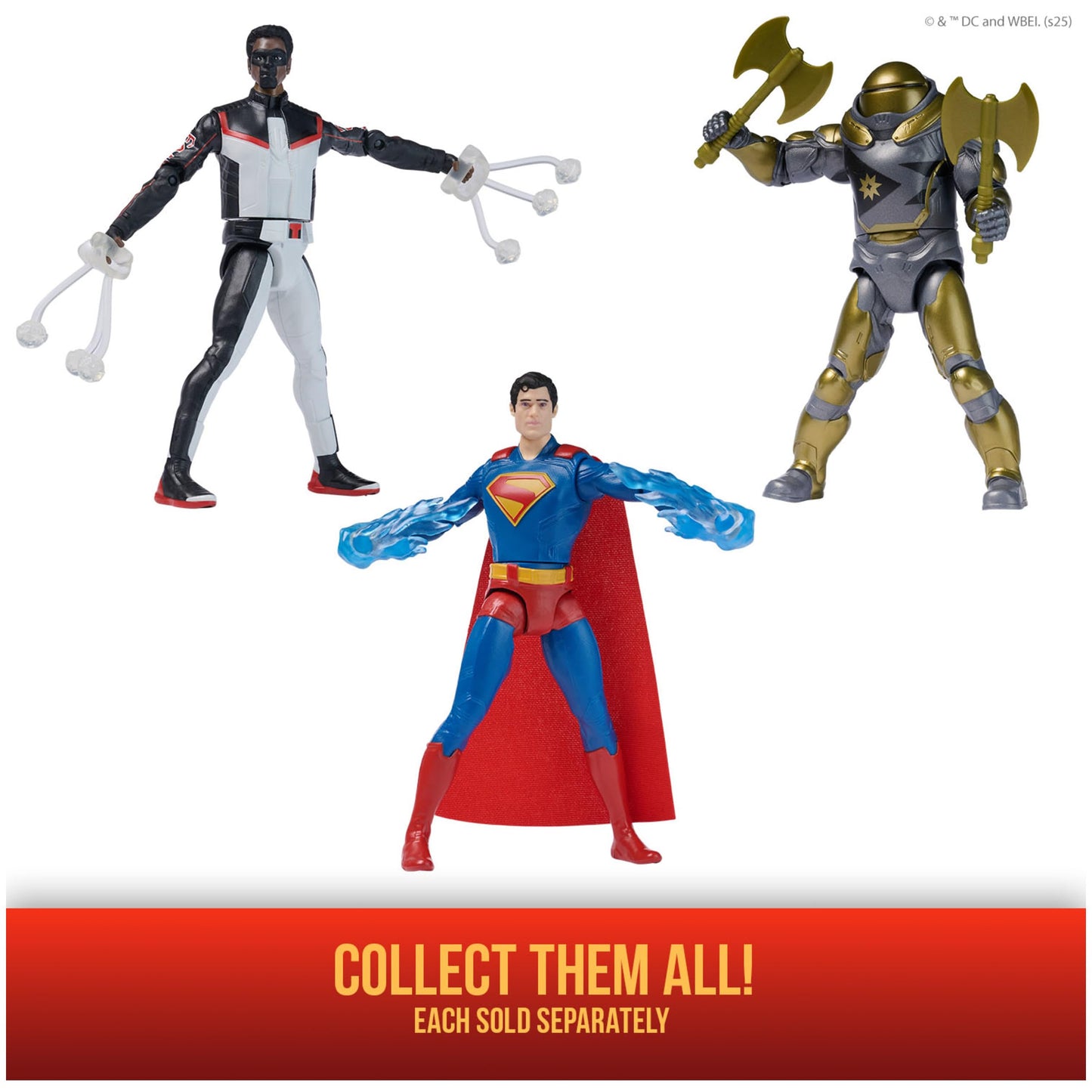 DC Comics Superman & Mr. Terrific Epic Strike Action Figure – 6-Inch, Authentic Movie Styling, Includes 2 Accessories | Ages 4+