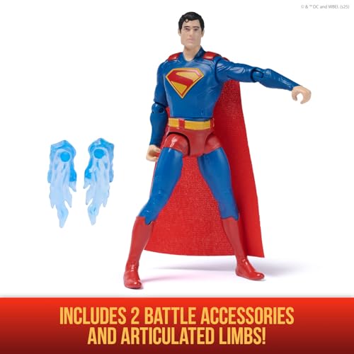 DC Comics Superman Epic Strike Action Figure – 6-Inch, Authentic Movie Styling, Includes 2 Accessories