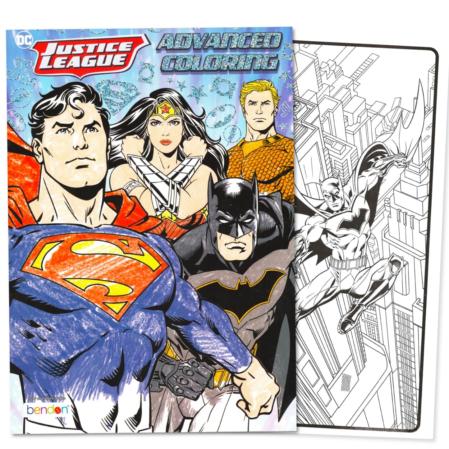DC Comics Superman Coloring and Activity Book Set (2 Books) – 96 Pages Each
