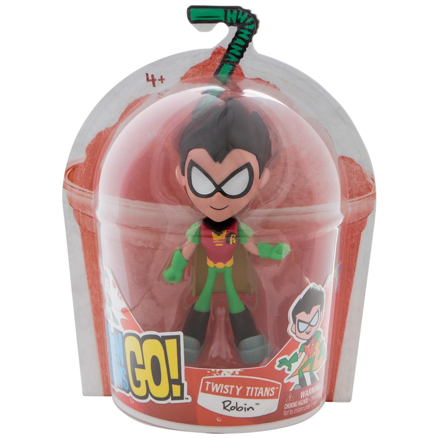 DC Comics Teen Titans Go! Twisty Titans Robin – Flexible 6-Inch Action Figure for Kids 4+