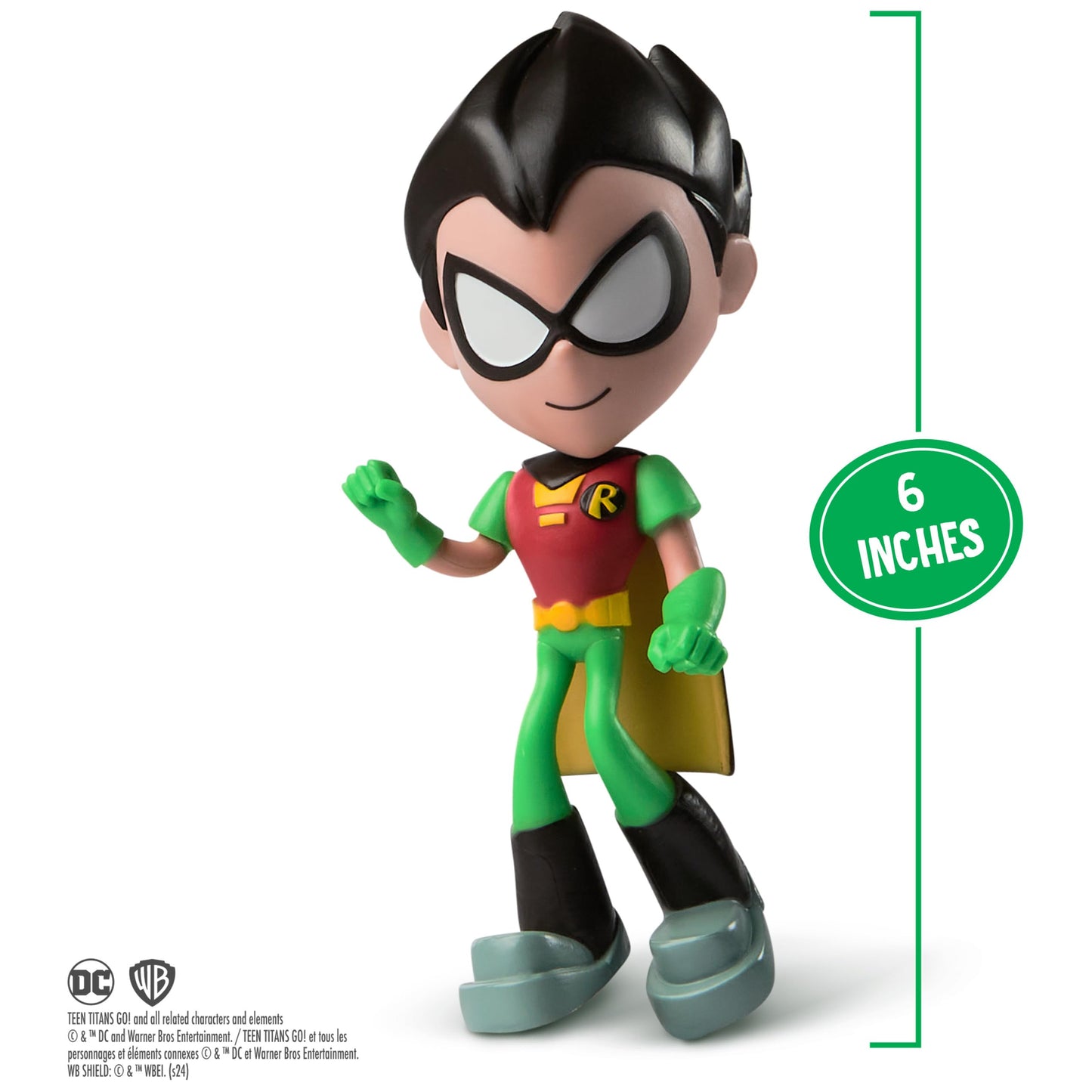 DC Comics Teen Titans Go! Twisty Titans Robin – Flexible 6-Inch Action Figure for Kids 4+