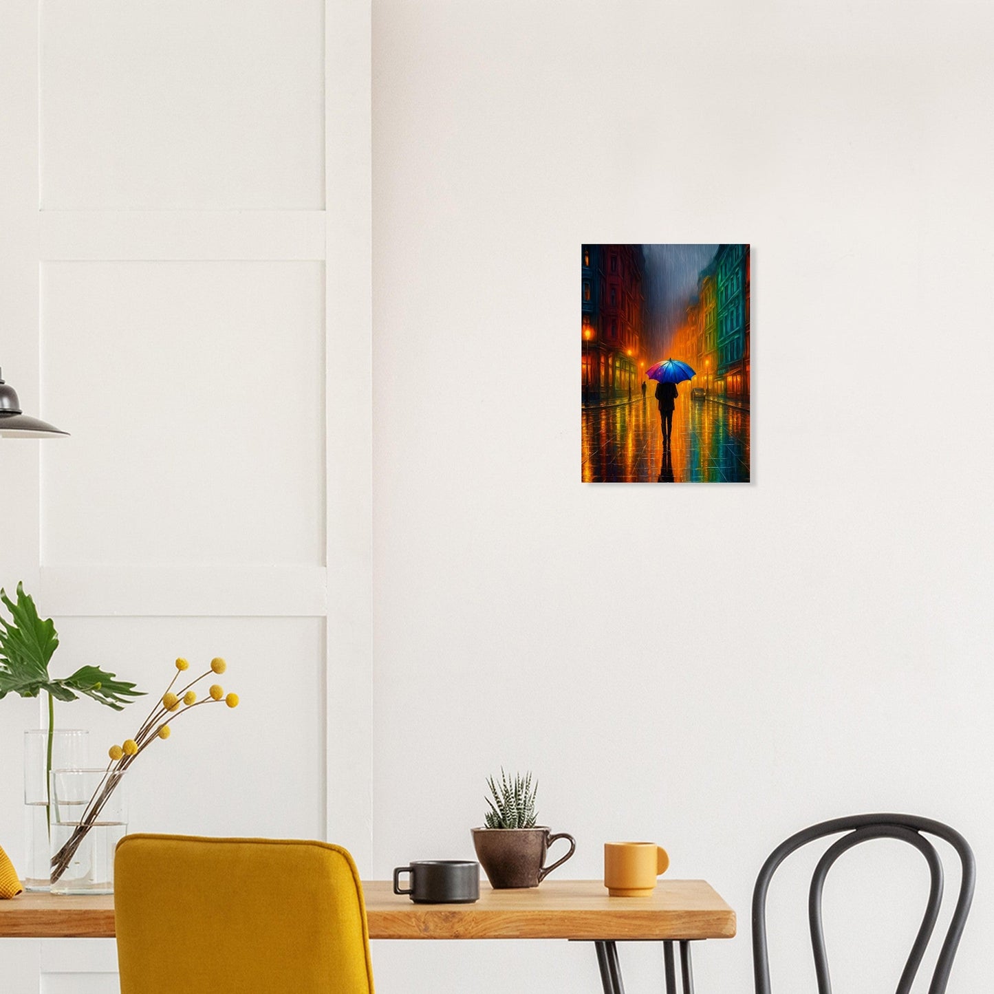 Moody Urban Street Scene Poster