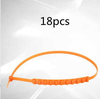 Automobile plastic snow chain ties