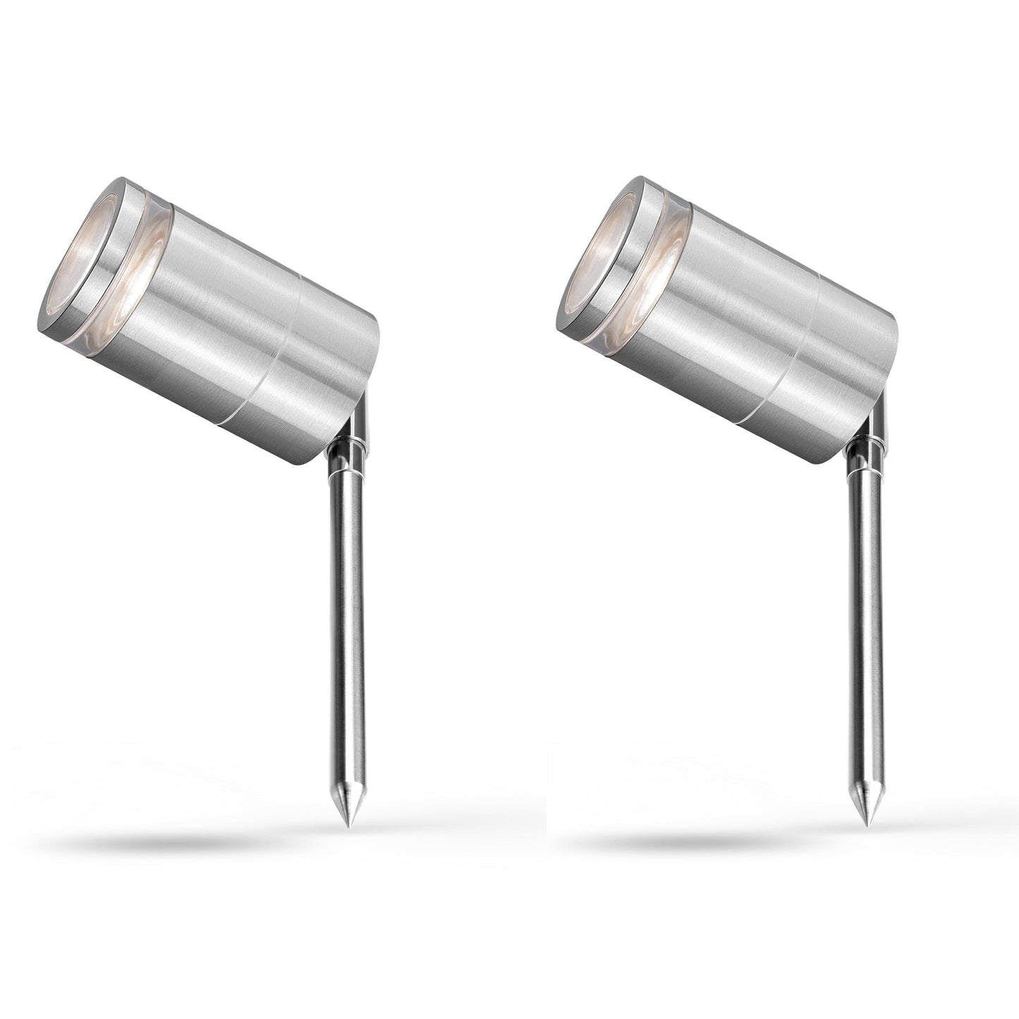 4lite Marinus GU10 Outdoor Garden Spike Light - Stainless Steel