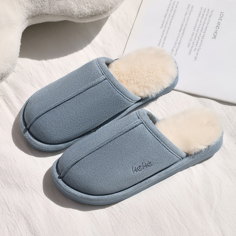 Indoor Warm Plush Cotton Slippers
