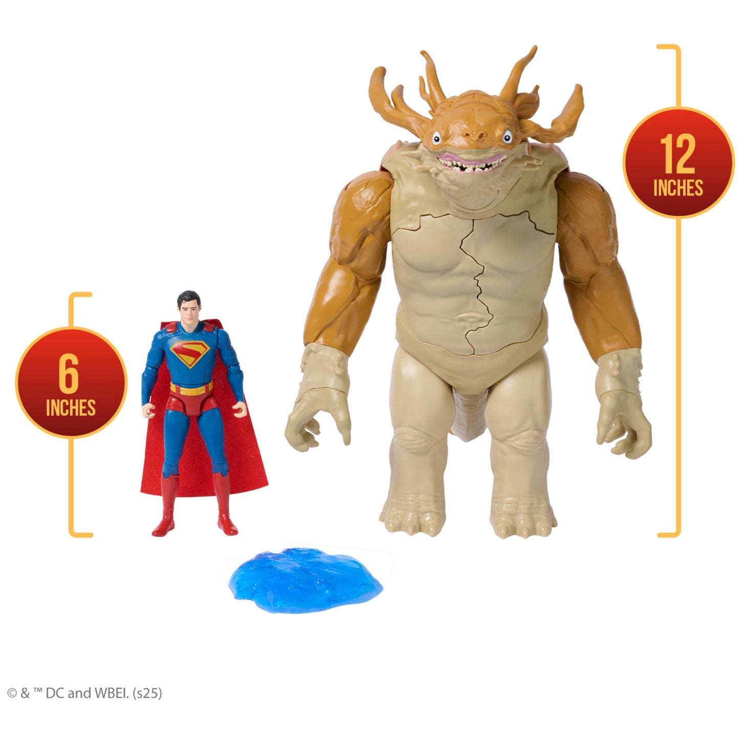 DC Comics Superman Kaiju Slime Battle Action Figure Set – 12-Inch Kaiju & 6-Inch Superman
