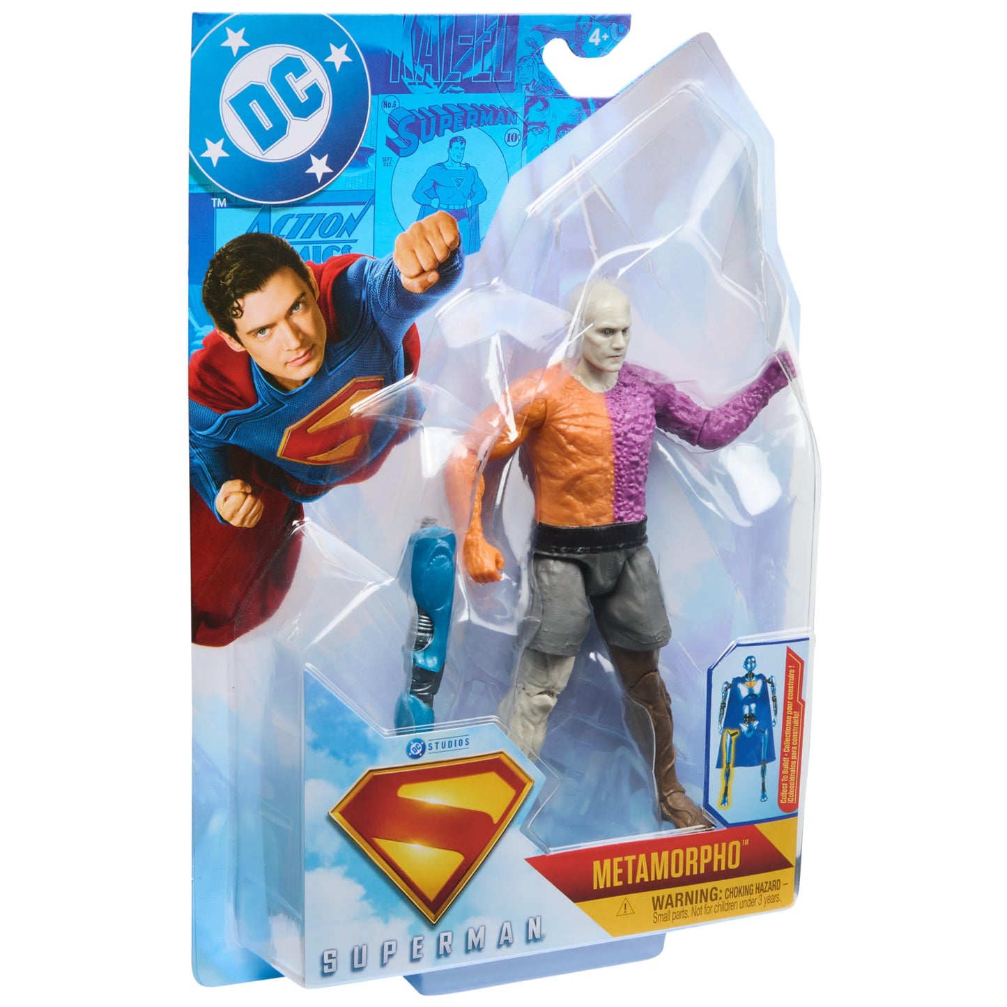 DC Comics Superman 6-Inch Metamorpho Action Figure – Authentic Movie Styling, 9-Point Articulation