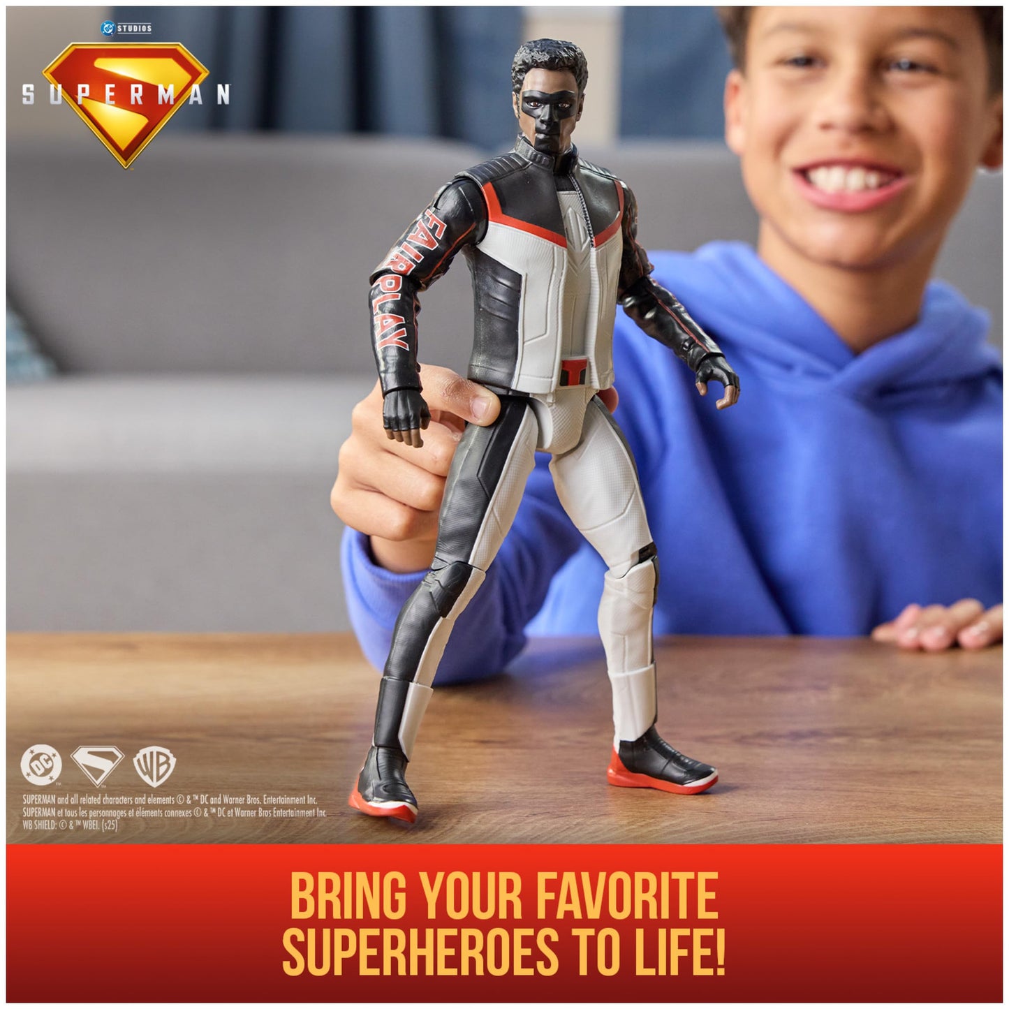 DC Comics Superman 12-Inch Action Figure – 11-Point Articulation, Kids Toys Ages 4+