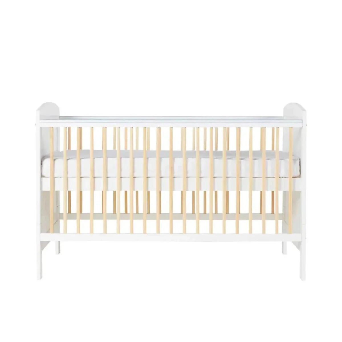 Ickle Bubba Coleby Scandi Cot Bed Scandi White - Without Mattress