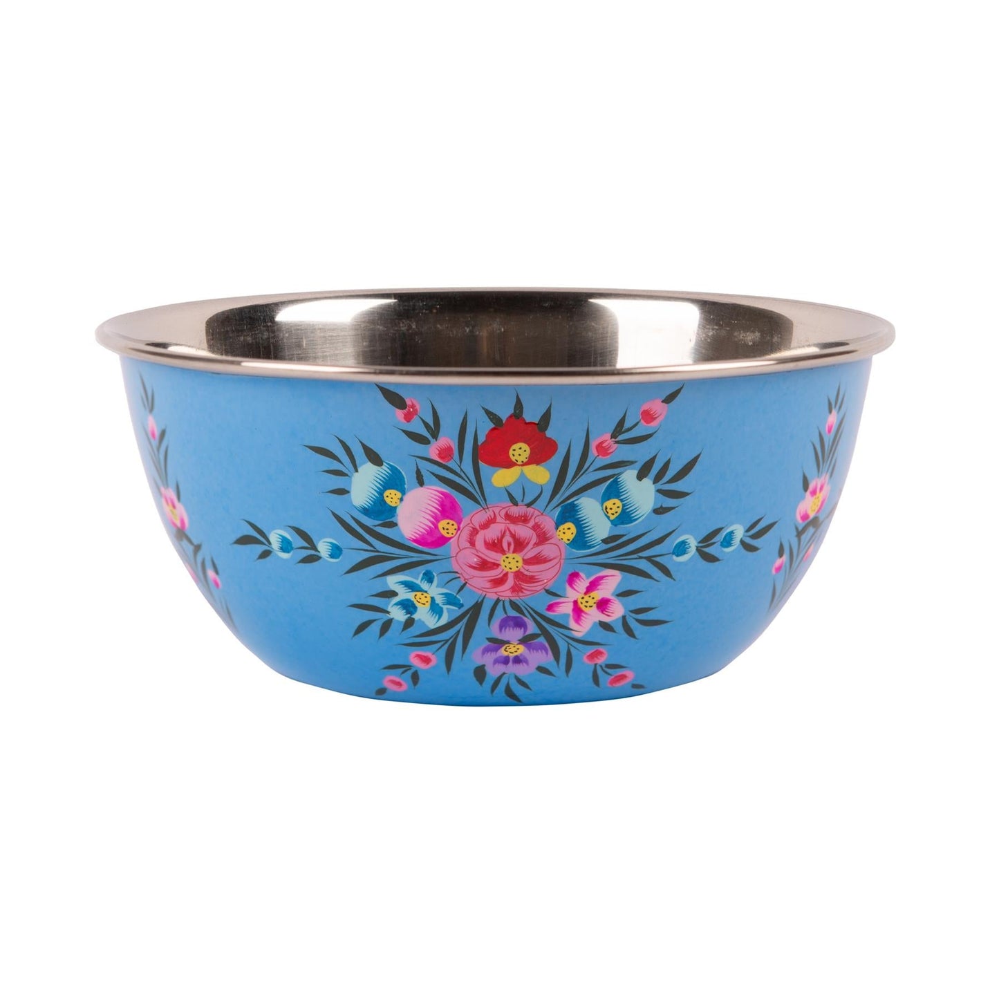 Pansy 21.5cm Stainless Steel Picnic Bowl