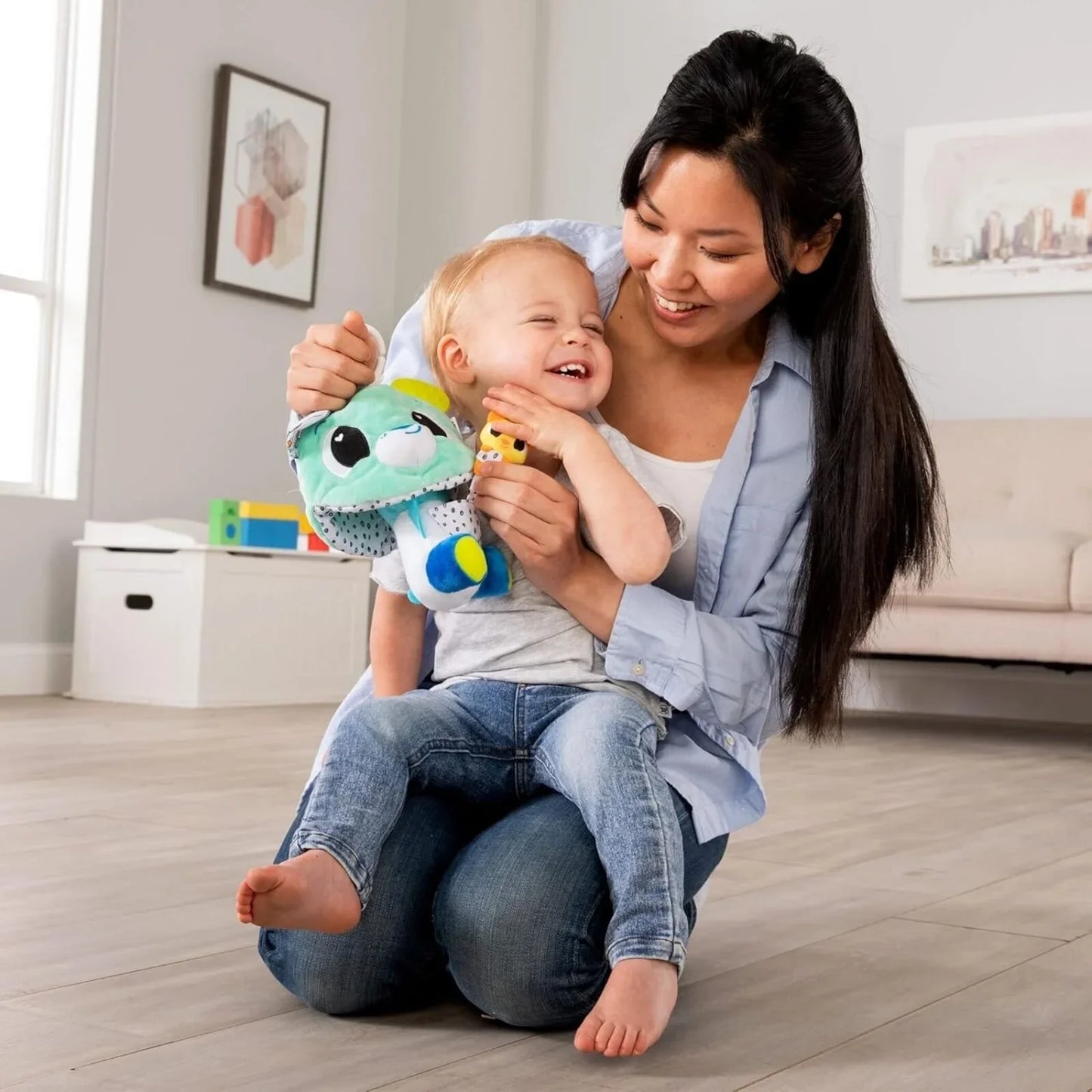 Lamaze 3-in-1 Surprise Clip & Go Bear Toy