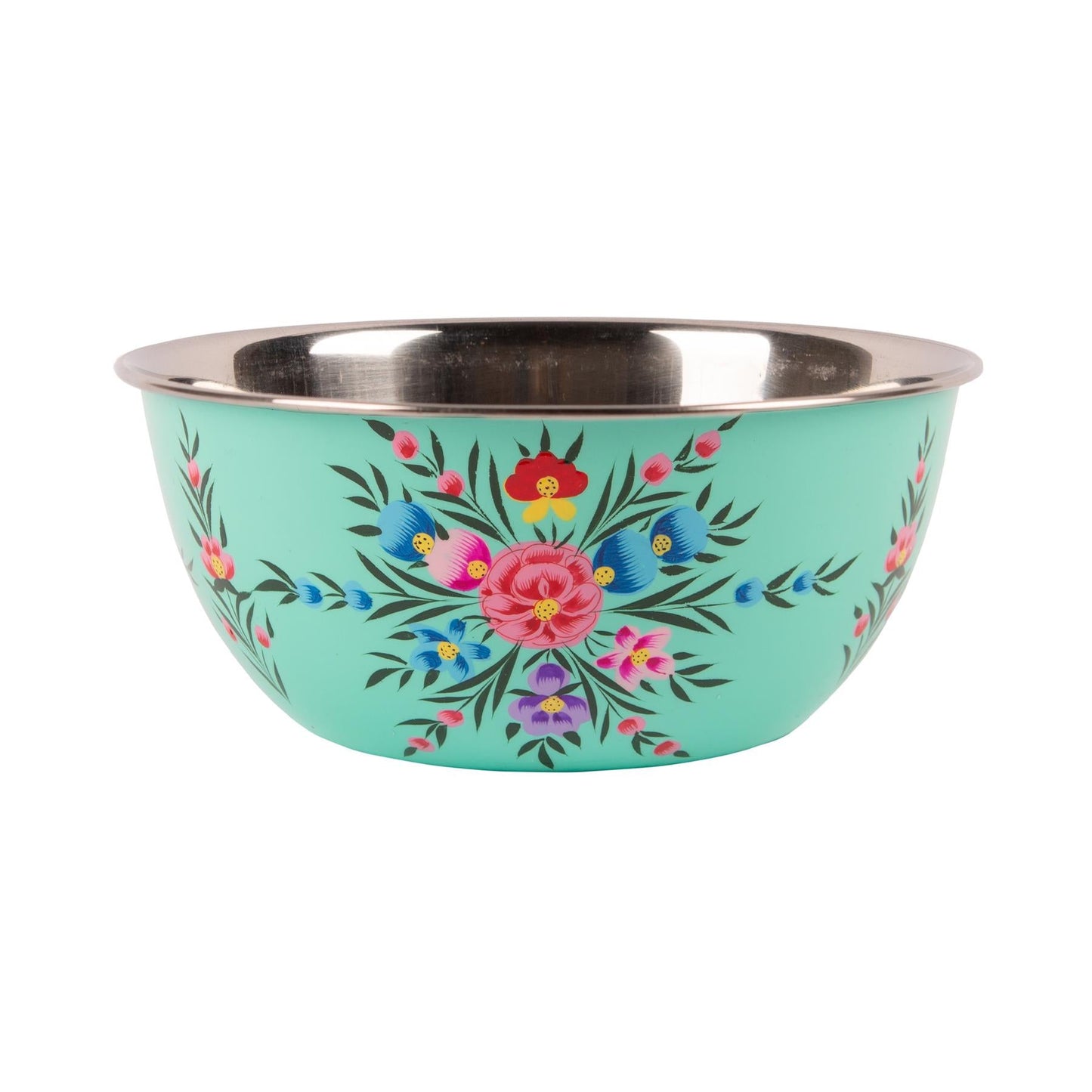 Pansy 21.5cm Stainless Steel Picnic Bowl