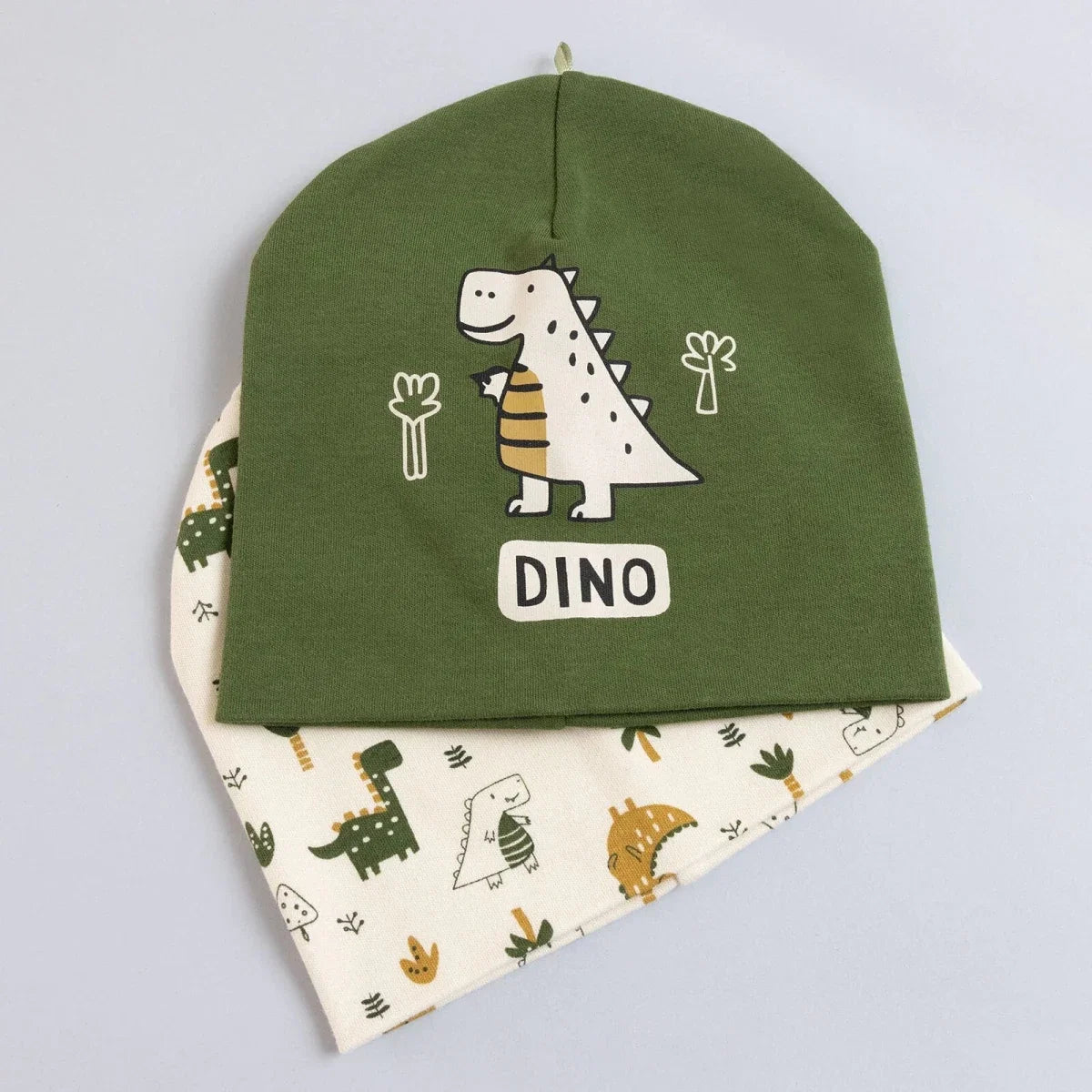 HelloBaby Boys 2-Pack Hat Monster - Green