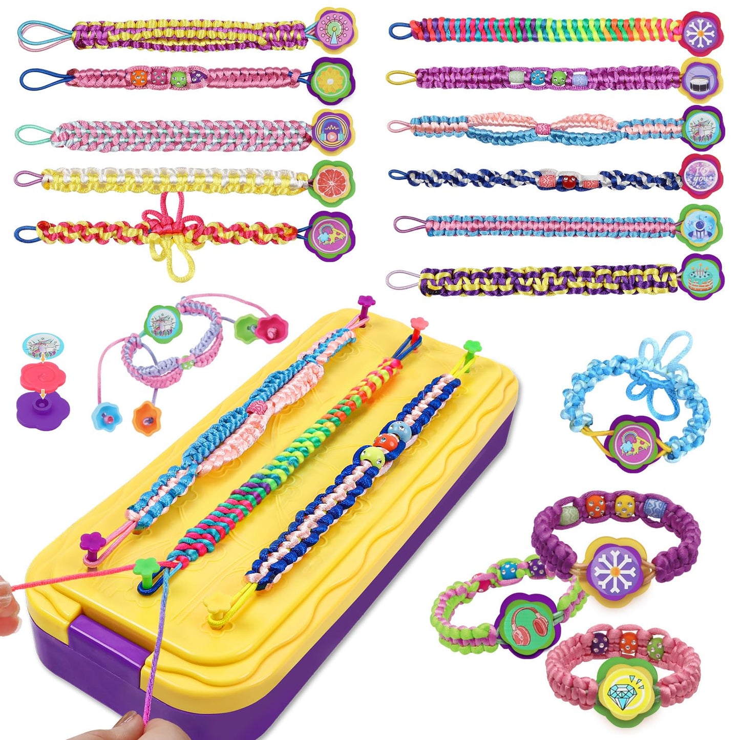 DDAI Friendship Bracelet Kit for Girls 8-12 – Creative DIY Jewelry Gift