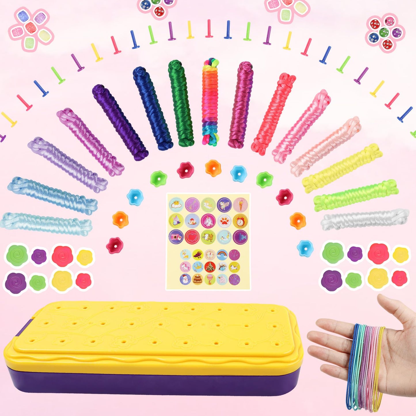 DDAI Friendship Bracelet Kit for Girls 8-12 – Creative DIY Jewelry Gift