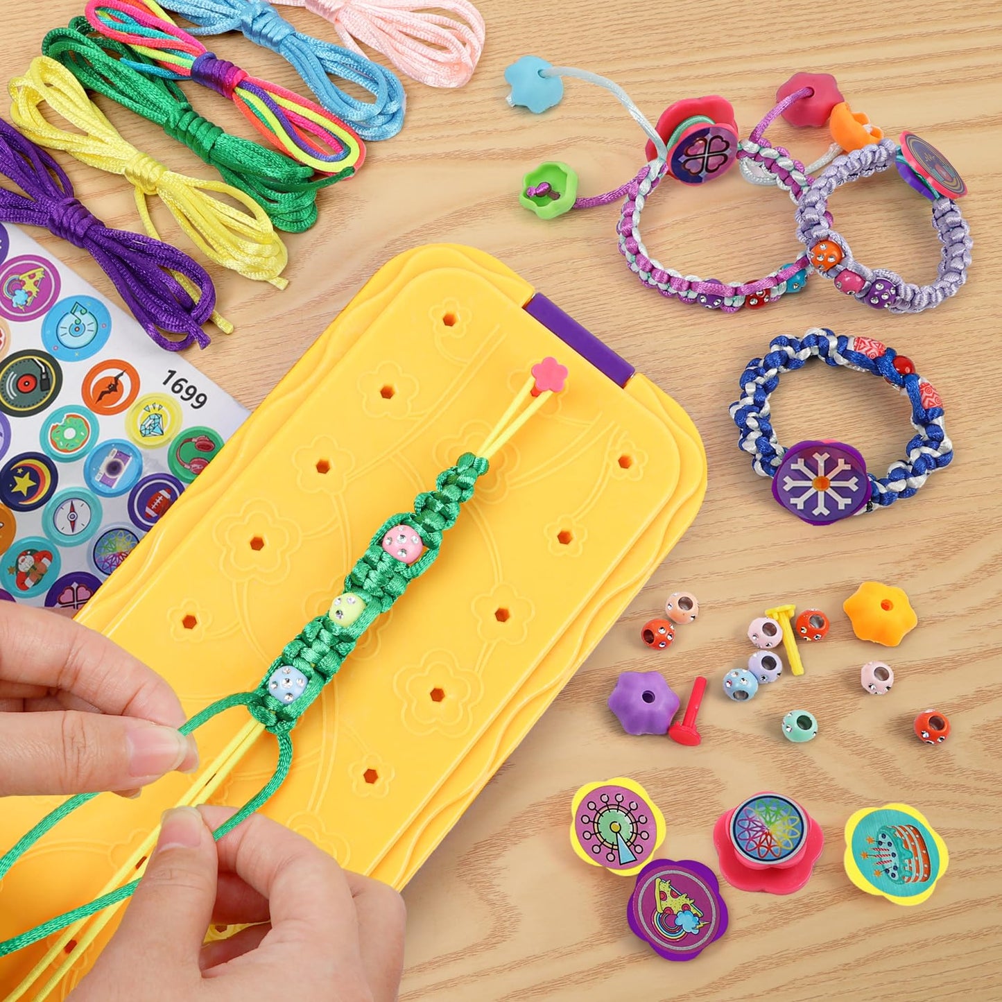 DDAI Friendship Bracelet Kit for Girls 8-12 – Creative DIY Jewelry Gift