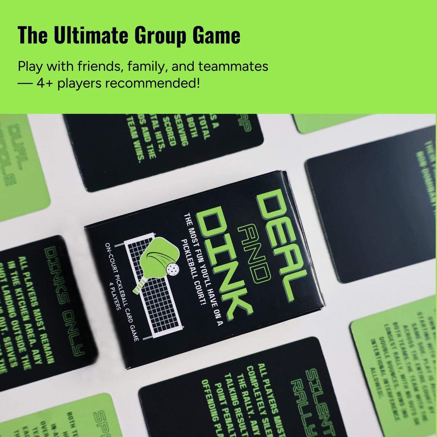 Deal and Dink: Ultimate On-Court Pickleball Card Game for Fun & Strategy
