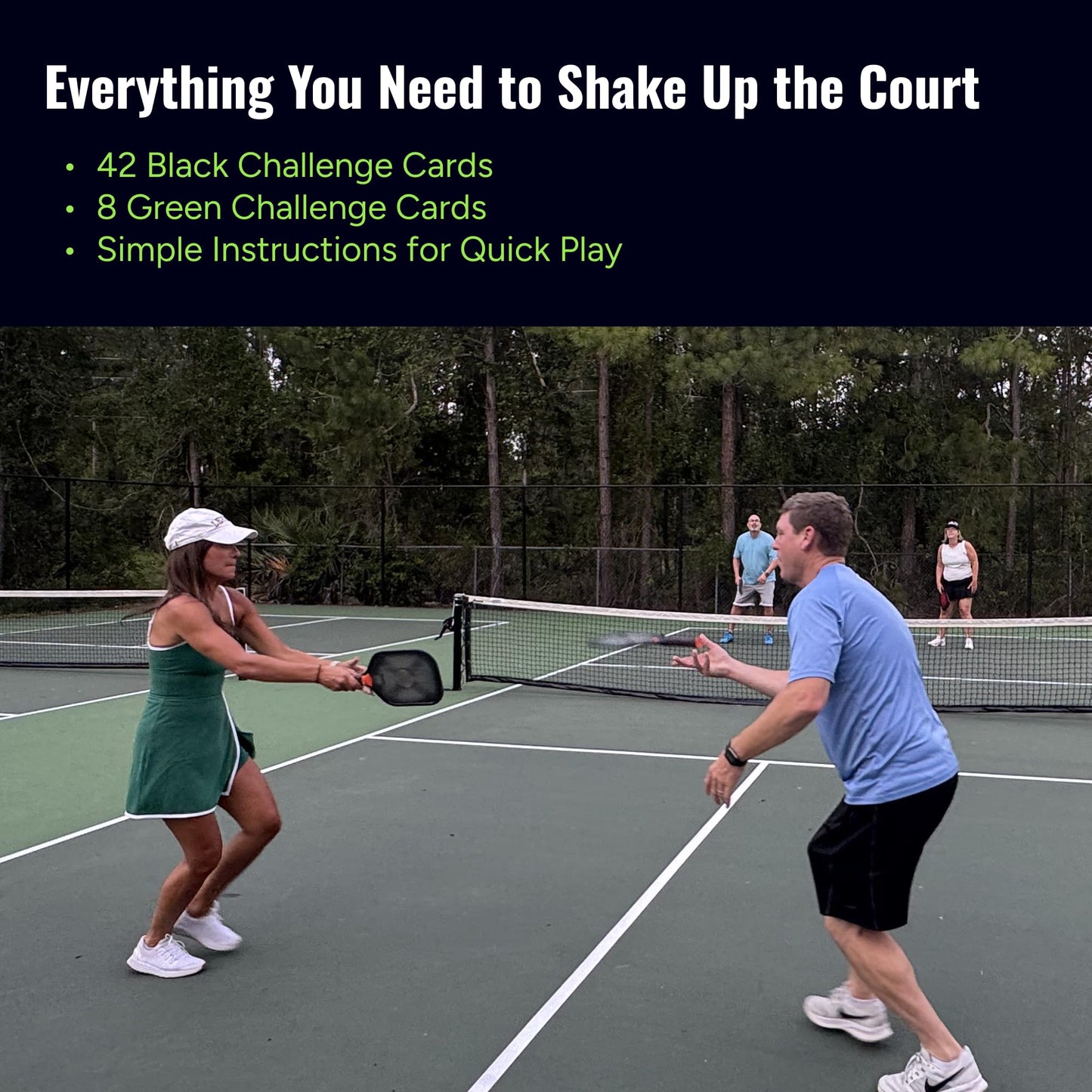 Deal and Dink: Ultimate On-Court Pickleball Card Game for Fun & Strategy