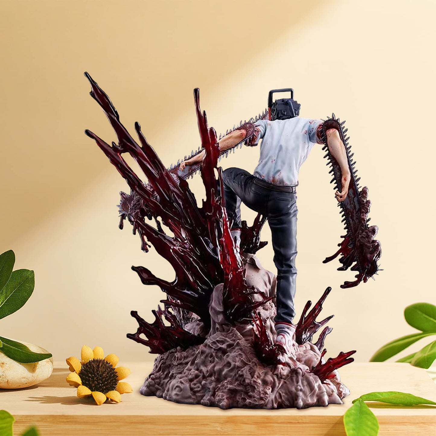 DEAMNAI Denji Figure – 11in PVC Statue | Chainsaw Man Anime Collectible & Gift
