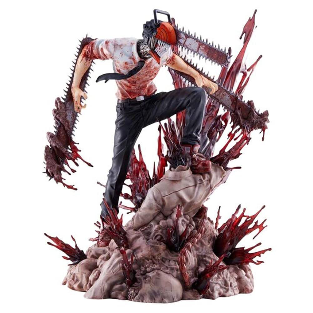 DEAMNAI Denji Figure – 11in PVC Statue | Chainsaw Man Anime Collectible & Gift