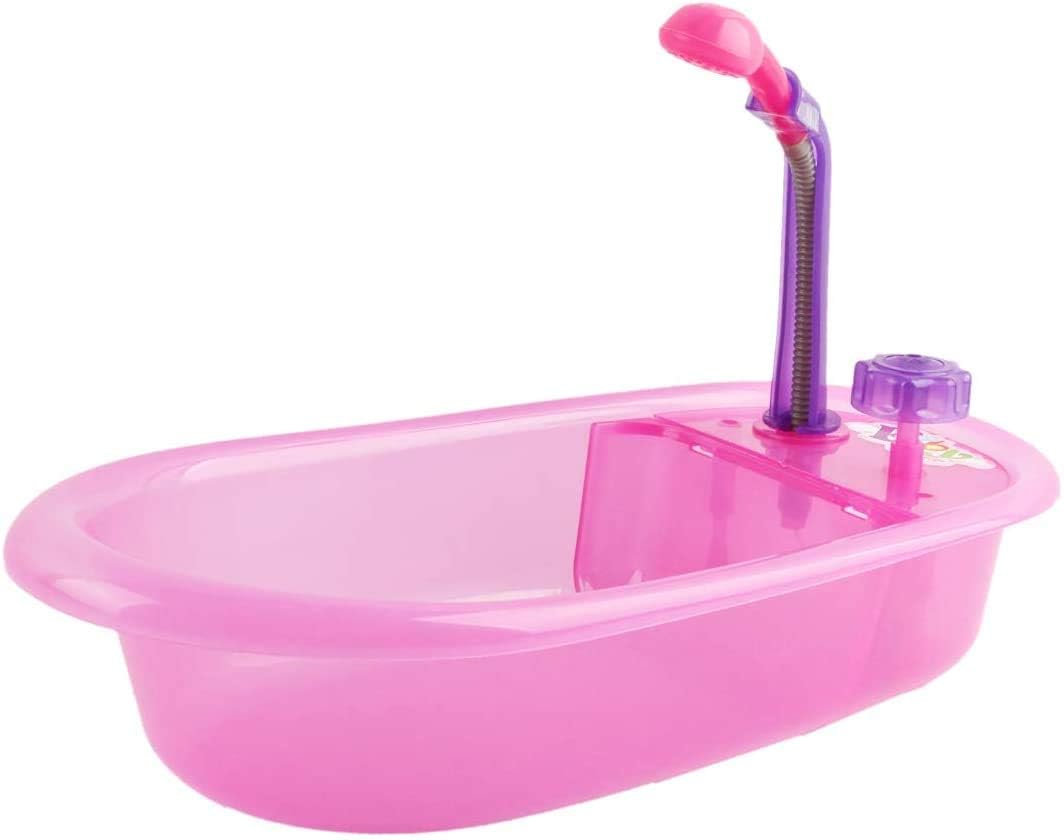 deAO Baby Doll Bath Set – 13-Inch Doll with Working Shower & Accessories